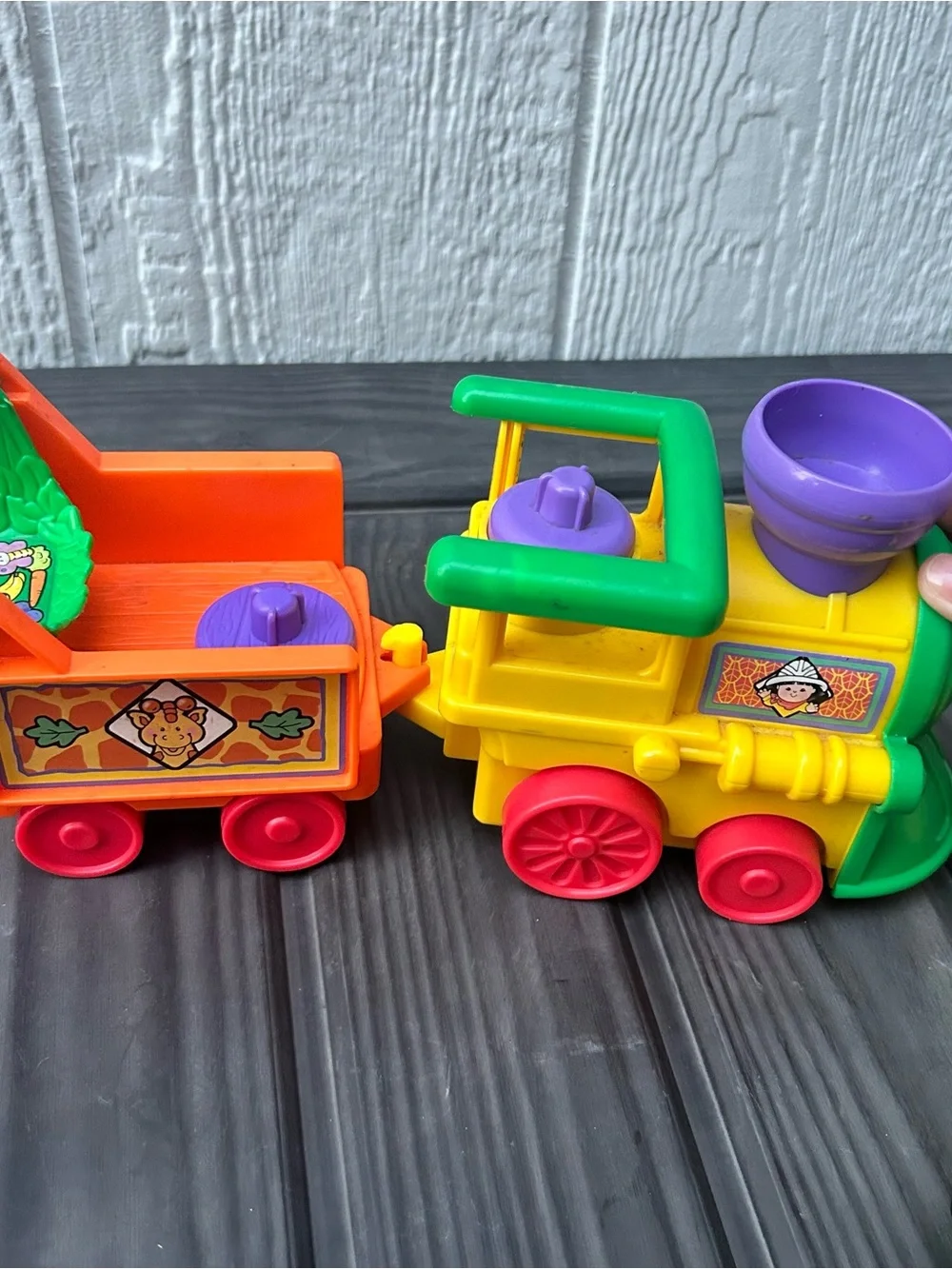 Fisher-Price Little People train tractor cars